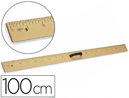 REGLA PLAST.PIZARRA FAIBO 229 100 C/EMPU