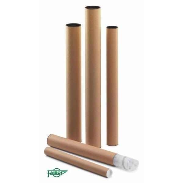 TUBO CARTON C/TAPAS FAIBO 950-1 460X40MM