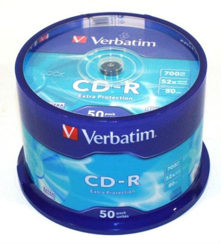 CD-R VERBATIM 43351 700MB 52x 700MB B-50
