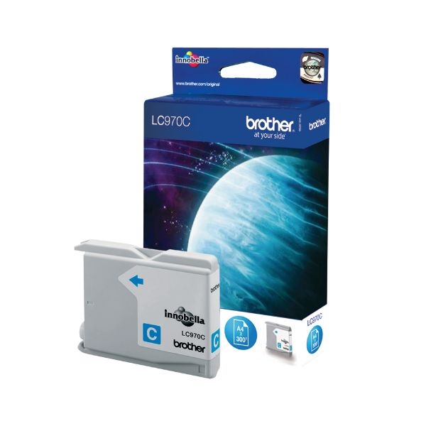 ORIGINAL BROTHER INKJET LC970C CIAN