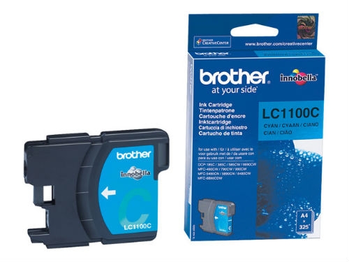 ORIGINAL BROTHER INKJET LC1100C CIAN