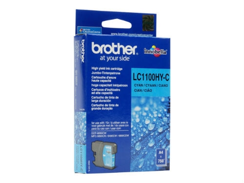 ORIGINAL BROTHER INKJET LC1100HYC CIAN