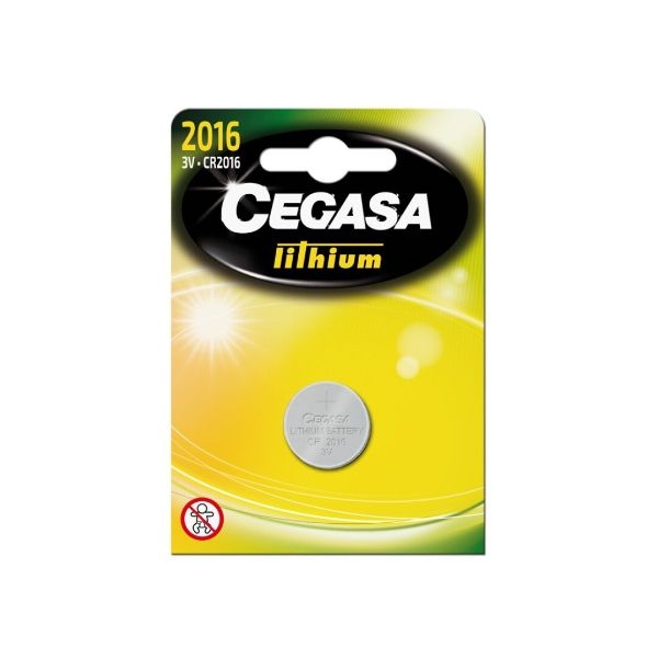 PILA CEGASA LITIO BOTON CR2016 3V BT BLI