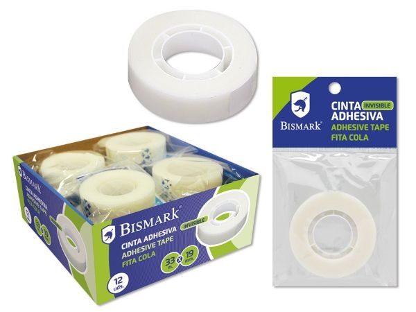 CINTA ADHESIVA INVISIBLE 33X19 mm.313415