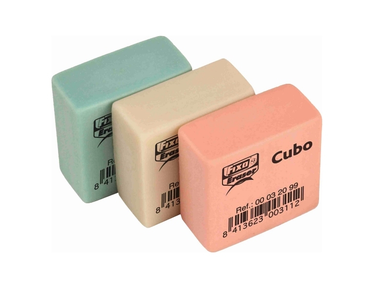 GOMA BORRAR FIXO 00032099 CUBO 28x28x13