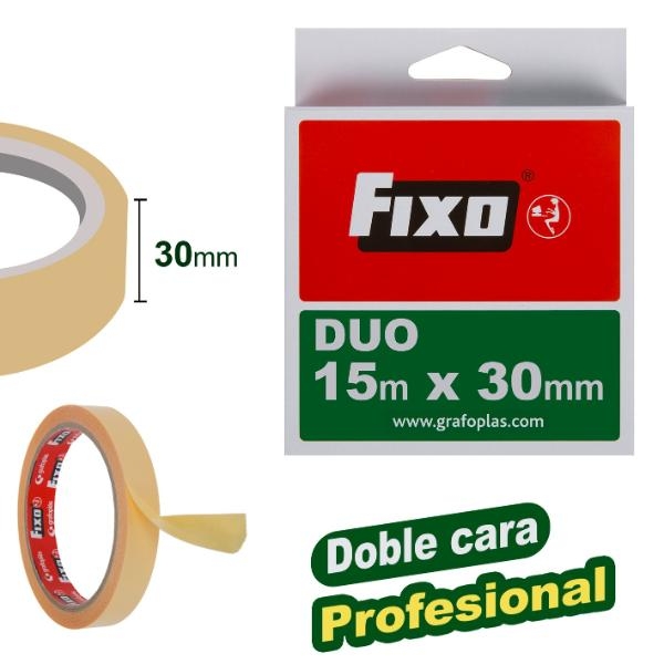 CINTA ADHES.FIXO-DUO 15mx30mm 75600400,