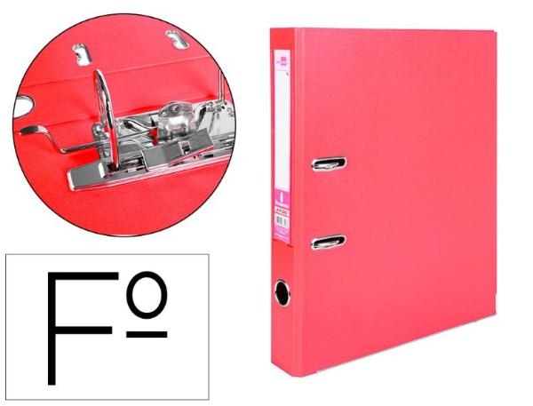 ARCHIVADOR LD Fº L52 ROJO RAD.79711/AY36