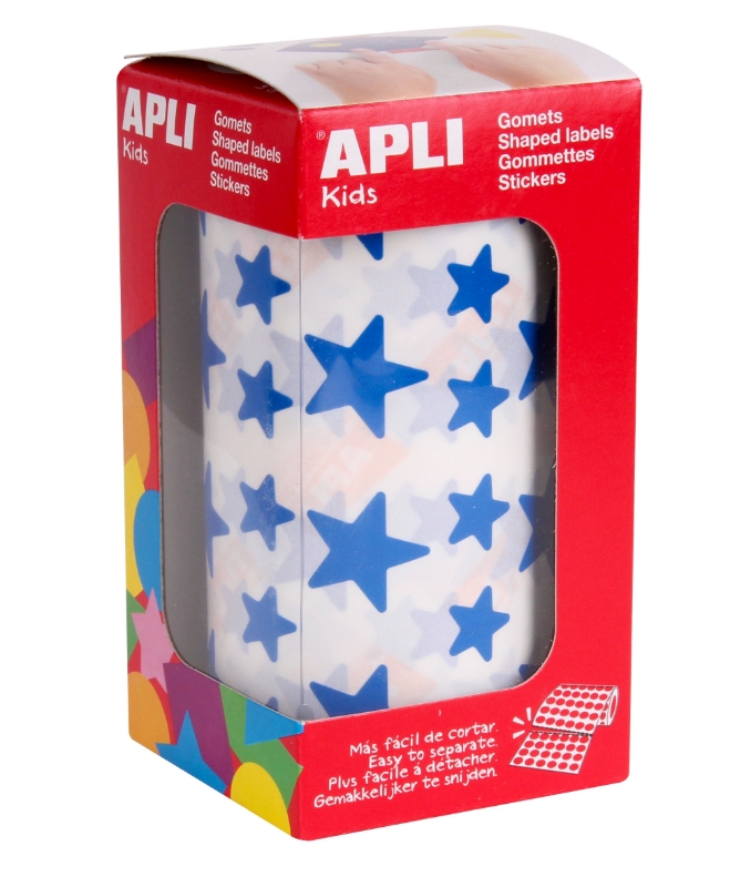 GOMETS APLI 04888 ESTRELLAS AZULES ROLLO