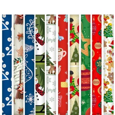PAPEL REGALO NAVIDAD 070x2 003218, ROLLO