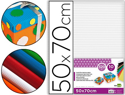 CARTON ONDULADO LD 37648/CN01 BLANCO HOJ