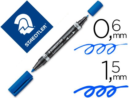ROTULADOR STAEDTLER 43078/3483 DUO AZUL