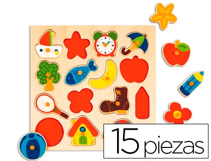 PUZZLE DISET SILUETAS 54864/53023 15PZAS