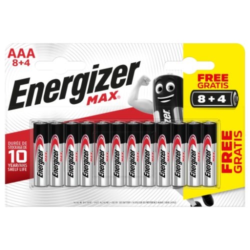PILA ENERGIZER MAX AAA/LR03 P12 E3015312