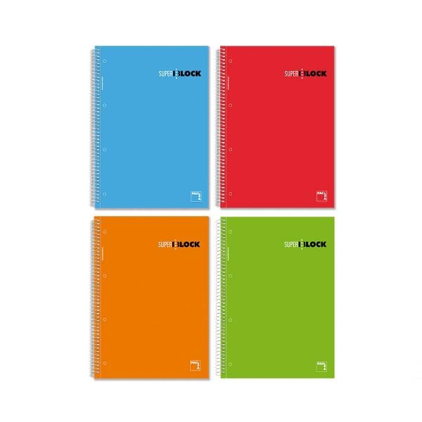CUADERNO PACSA 16442 A4 MICR.160H 5x5+NE