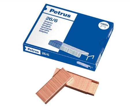 GRAPAS 26/6 COBRIZA PETRUS 55710 P/1000