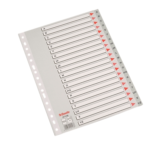 SEPARADOR ESSELTE AZ Fº PP 47138 GRIS