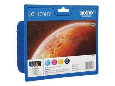 ORIGINAL BROTHER INKJET LC1100HYVALBP RA