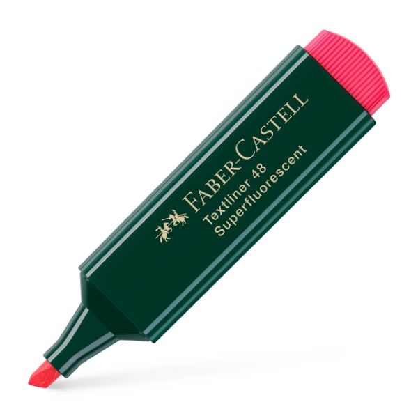 MARCADOR FLUORES.F.CASTELL 48-21 ROJO -
