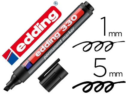 ROTULADOR EDDING 330-01 NEGRO, UNIDAD