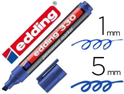 ROTULADOR EDDING 330-03 AZUL, UNIDAD