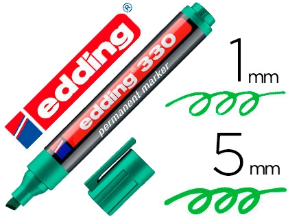 ROTULADOR EDDING 330-04 VERDE, UNIDAD