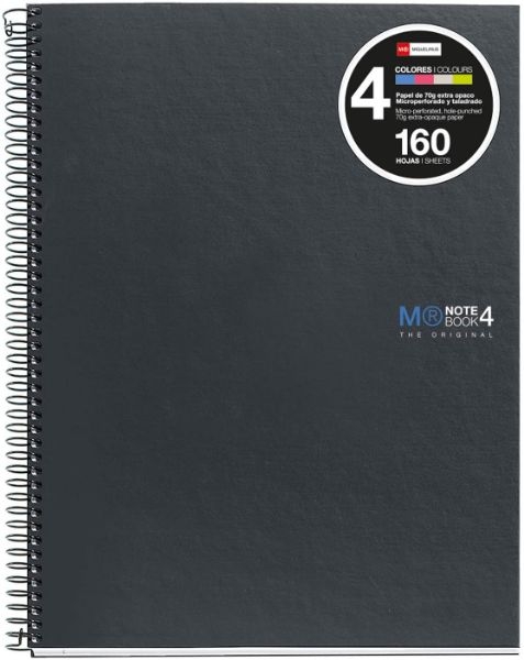 CUADERNO M.RIUS 2120 NB 4 CUADRIC.A5 160