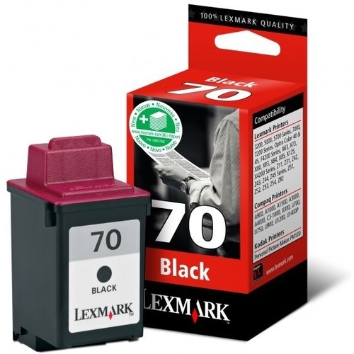ORIGINAL LEXMARK INKJET 12AX970E 70 NEGR