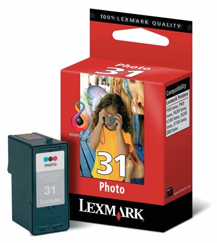 ORIGINAL LEXMARK INKJET 18C0031E 31 FOTO