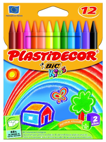 CERAS PLASTIDECOR 12 COLORES 875770 C/