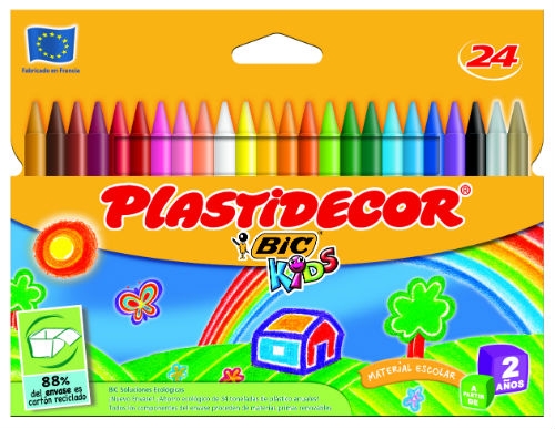 CERAS PLASTIDECOR 24 COLORES 920301 C/