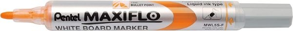 ROTULADOR PIZARRA PENTEL MWL5SNR NARANJA
