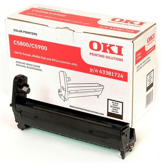 ORIGINAL OKI TAMBOR 43381724 NEGRO 20000