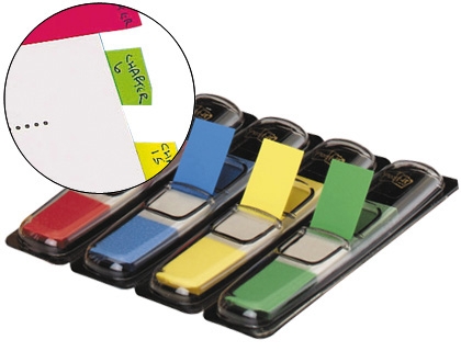 INDEX POST-IT 683-4 4-DISP.AZ+RJ+VE+AM