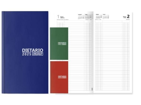 DIETARIO 2/3 INGRAF AÑO 2025 COLORES SUR