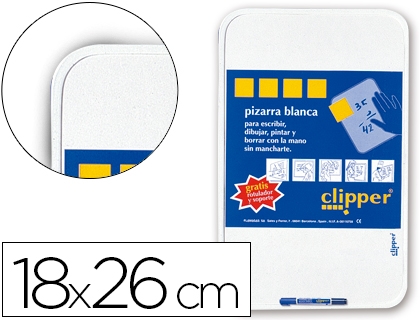 PIZARRA BLANCA CLIPPER PEQ.23340/PP0213