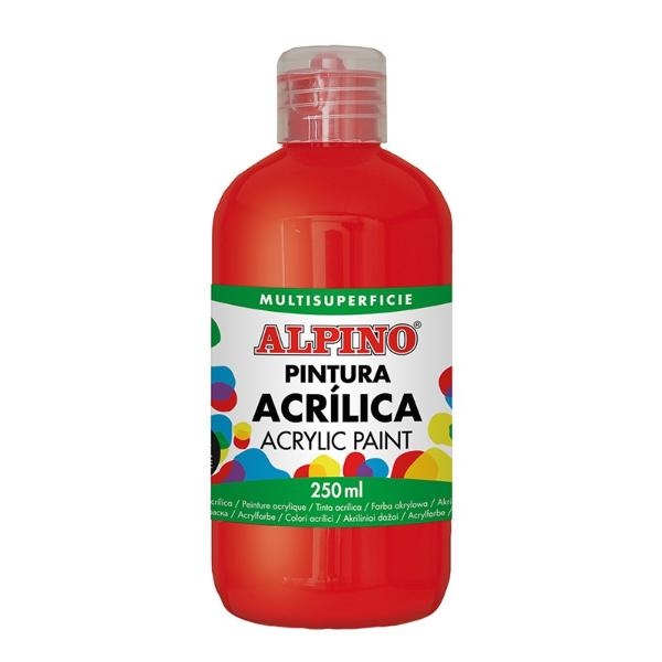 PINTURA ACRIL.ALPINO 250ml ROJO DV000024