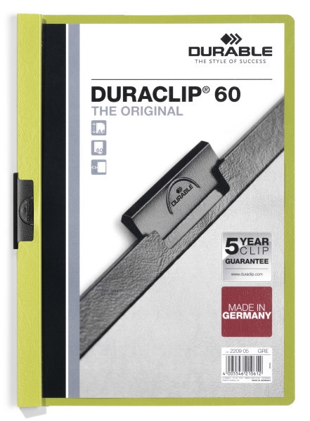 DOSSIER DURABLE 2209-05 VER.CLA.DURACLIP