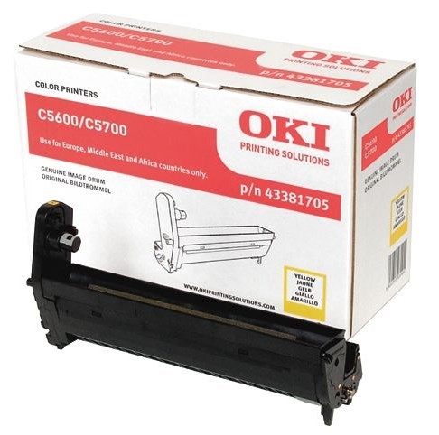 ORIGINAL OKI TAMBOR 43381705 AMARILLO 20