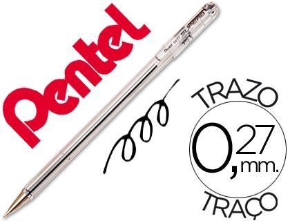 BOLIGRAFO PENTEL BK77NG SUPERB 07 NEGRO 