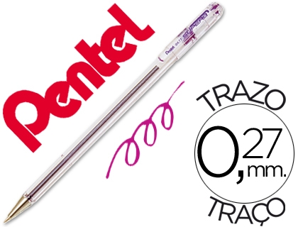 BOLIGRAFO PENTEL BK77VI SUPERB 07 VIOLET