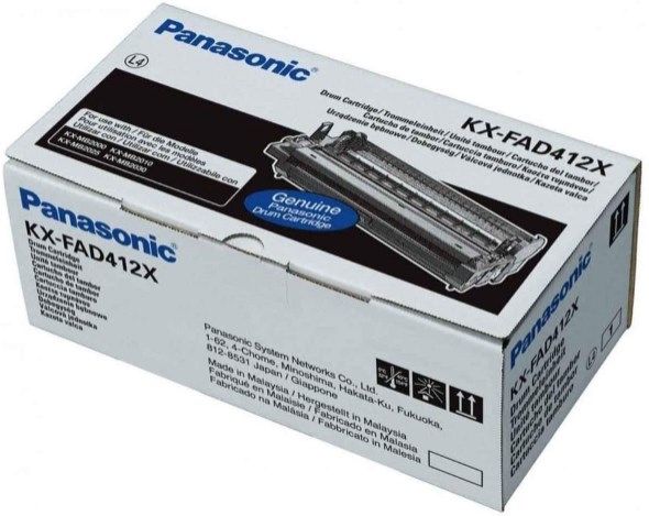ORIGINAL PANASONIC TAMBOR KX-FAD412X NEG