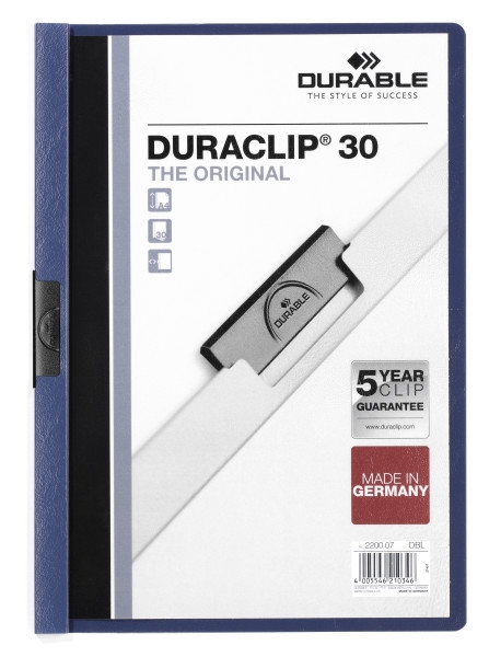 DOSSIER DURABLE DURACLIP 2200-07 AZUL OS