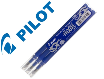 RECAMBIO BOLIGRAFO PILOT FRIXION AZU.P/3