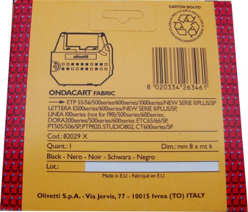 ORIGINAL OLIVETTI CINTA ELECTRONIC.82029
