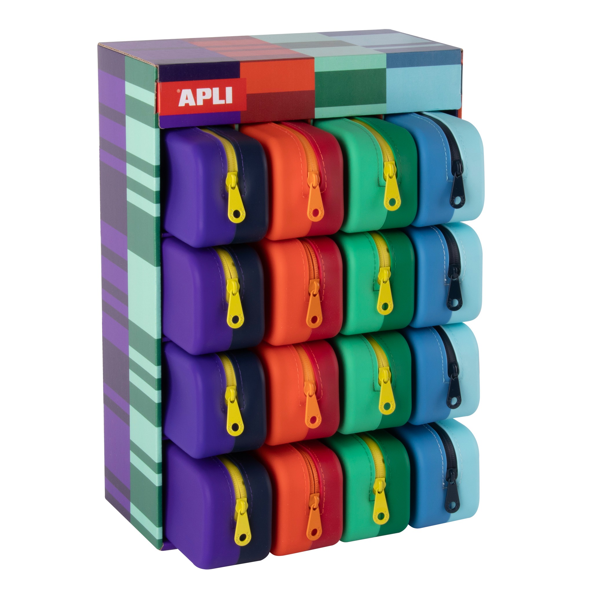 PORTATODO SILICONA APLI 20658 COLORES S