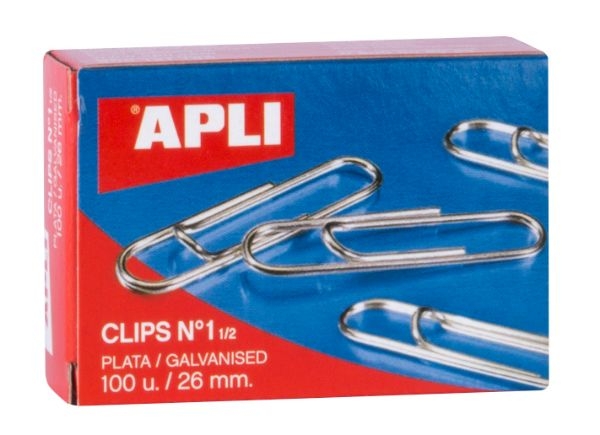 CLIPS MET.GA.APLI Nº1,5 26mm 11713 C/100