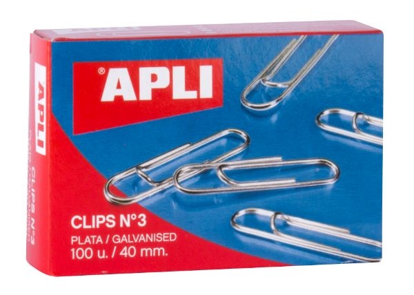 CLIPS METAL GA.APLI Nº3 40mm 11715 C/100