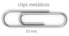 CLIPS METAL EK Nº2 33mm 7856 C/100