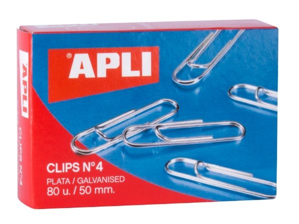 CLIPS METAL GAL.APLI Nº4 50mm 11716 C/80