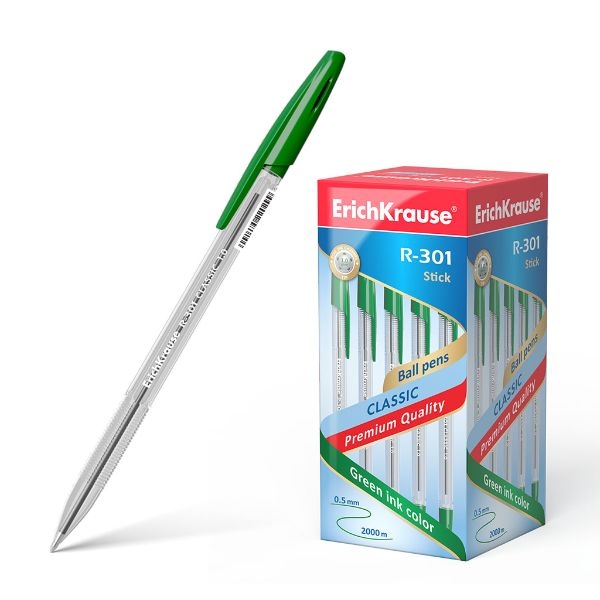 BOLIGRAFO EK R-301 VERDE 43187, UNIDAD